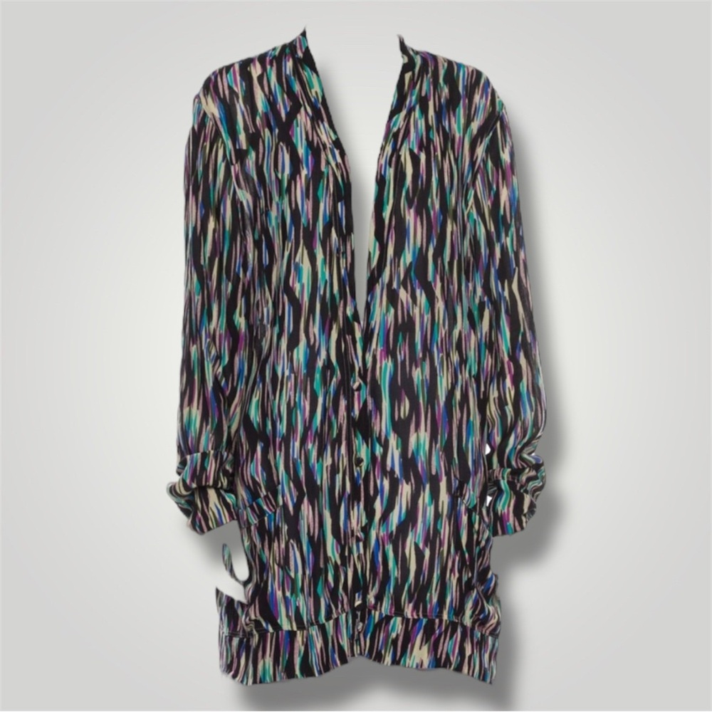 Etro Vintage Multicolor Striped Cardigan